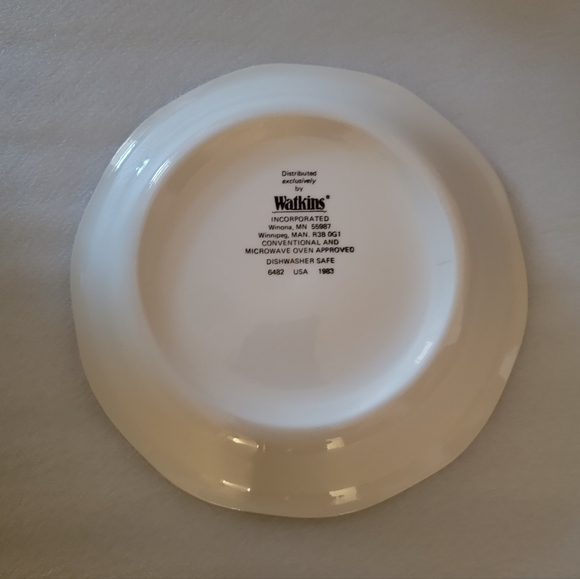 Watkins White Ceramic Dutch Brownie Pie Chocolate Pie Plate Dish Kitchen Baking - Picture 9 of 9